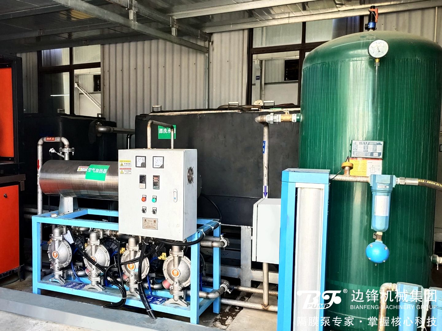 邊鋒大流量隔膜泵高壓輸送方案，為工業(yè)設(shè)備清洗排憂解難